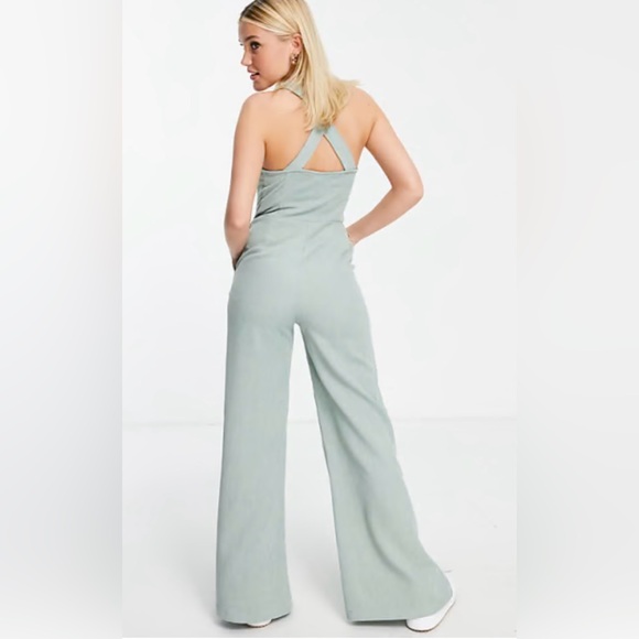 ASOS NWOT fit and flare corduroy overalls - Picture 3 of 3